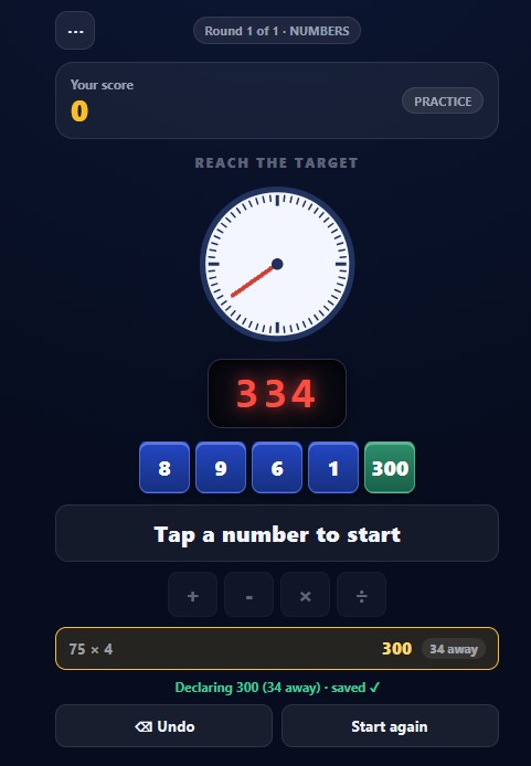 Countdown screenshot